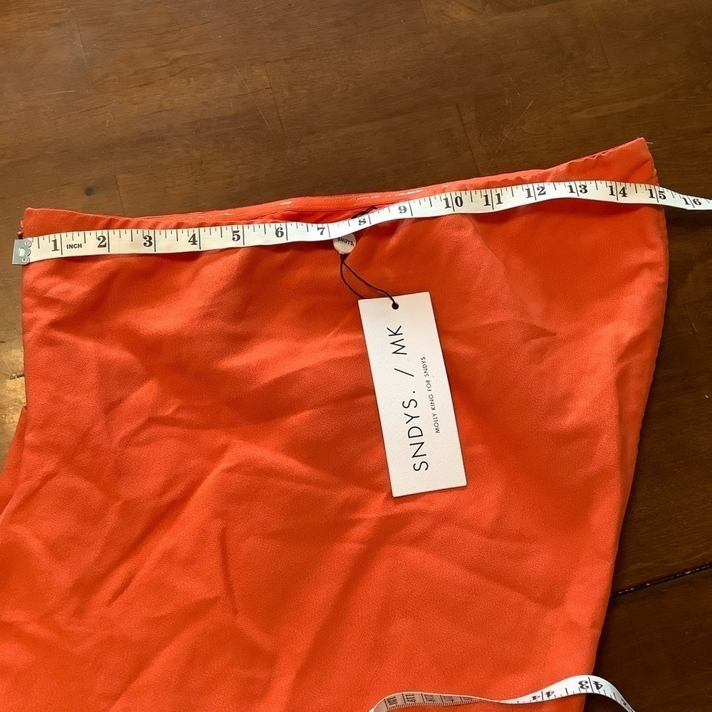 Sndys NOBU Strapless Ruched Mini Dress. Size S/M - Picture 9 of 10